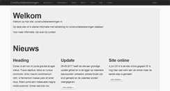 Desktop Screenshot of constructieberekeningen.info