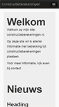 Mobile Screenshot of constructieberekeningen.info